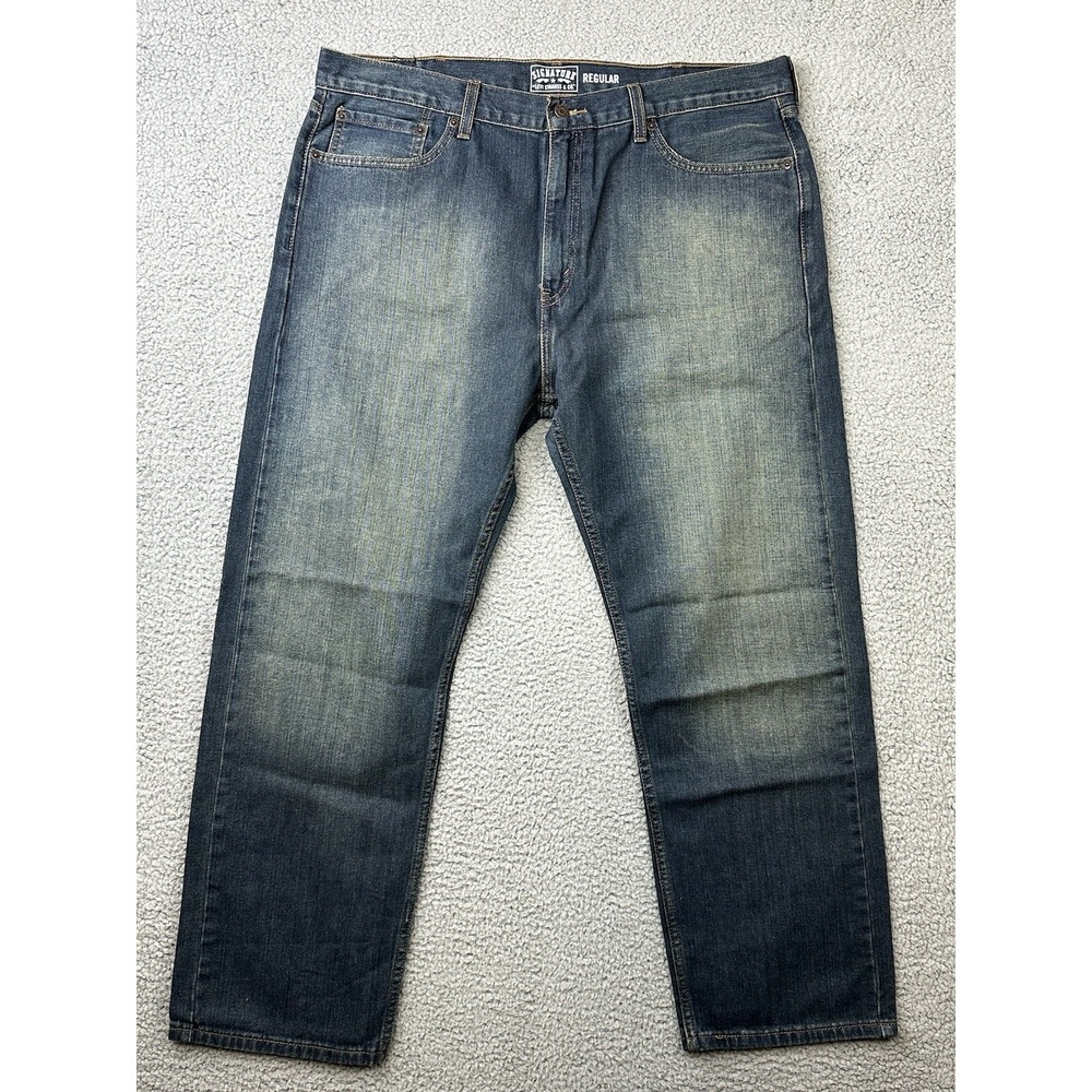 Levi's Signature Series Jeans Mens 40x30 Regular Straight Leg Blue Denim NWT
